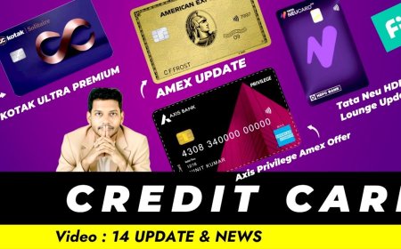 Credit Card News:  AmEx Gold, HDFC Tata Neu, Kotak Solitaire, HDFC Infinia Bharat, Axis Privilege,Fi